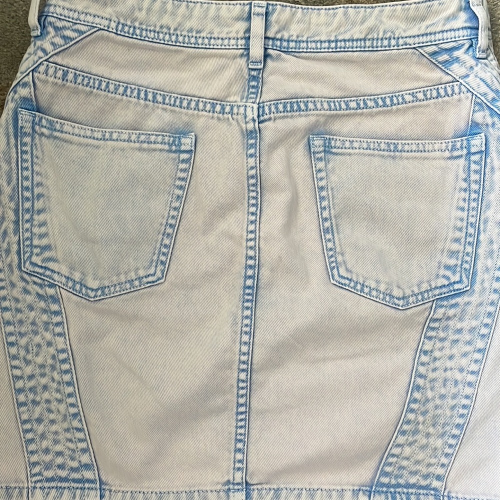 Iro Paris Jaliska Denim Mini Skirt Blue Size FR38 /US 6 - Picture 13 of 14